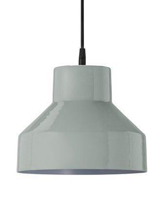 Metalowa lampa wisząca Solo szara